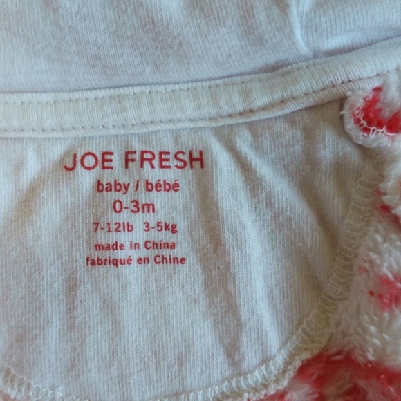 joe fresh fluffy penguin bunting suit with hood 0-3 months baby girl - Picture 5 of 7